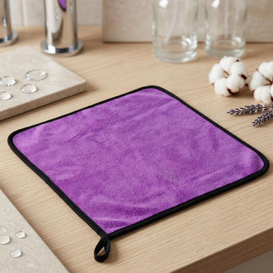 Purple Soft Microfiber Cloth