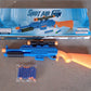 Large plastic toy gun for kids' outdoor play