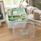 Plastic Medicine Storage Box With Lid for First Aid, Tablet & Healthcare Organizer (1 Pc)