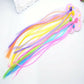 Kids Hair Braid Extensions with Clips | Fun Party Hair Accessories Pack of 6 (Color may vary)