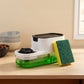 2 in 1 Plastic Dish Soap Liquid Dispenser Sponge Holder ,Sabudani  (1 Set)