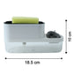 2 in 1 Plastic Dish Soap Liquid Dispenser Sponge Holder ,Sabudani  (1 Set)