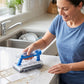 3 In 1 Multi Purpose Cleaning Brush With Soap Dispenser Sponge Scrubber (1 Pc)