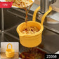 Plastic Hanging Kitchen Sink Drain Basket And Food Strainer With Handle (1 Pc)
