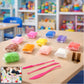 Kids 12 Color Antibacterial Super Clay Set For Creative Play (1 Set)