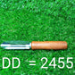 Sharp stainless steel vegetable peeler with a wooden grip