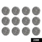 2388 Round Shape Stainless Steel Ball Scrubber (Pack Of 12)