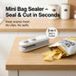  Mini Bag Sealer, 2 in 1 Seal & Cutter Heat Sealers - key feature close-up