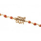 Jai Shree Ram Rudraksha Rakhi Golden Arrow Pendant Beaded Rakhi For Brother (1 Pc)