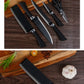 2285 Stainless Steel Knife Set With Chef Peeler And Scissor (6 Pieces)