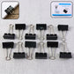 Extra Large Heavy-duty Black Binder Clips Set (41 Mm 12 Pc)