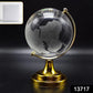 Crystal Globe  World Map 50 Mm With Golden Stand (1 Pc)