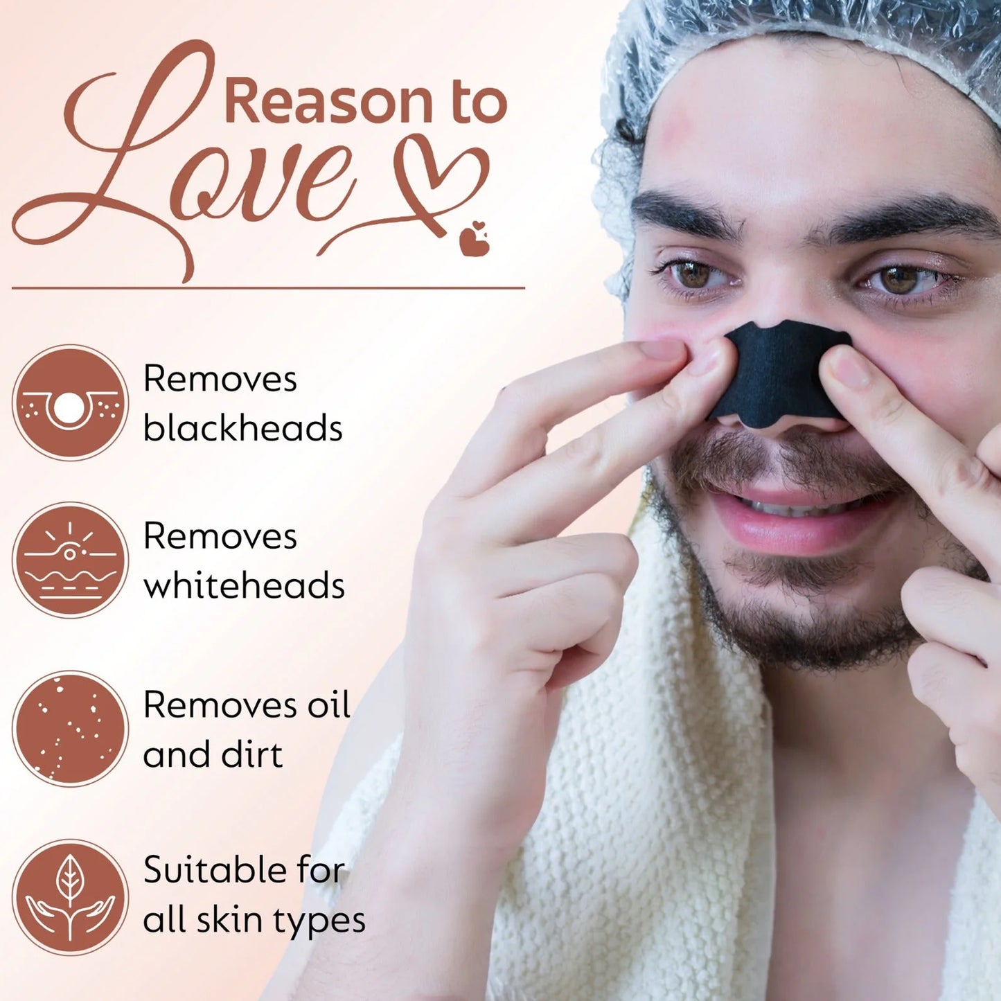 Inlief Bamboo Charcoal Deep Cleansing Nose (8 Strips)