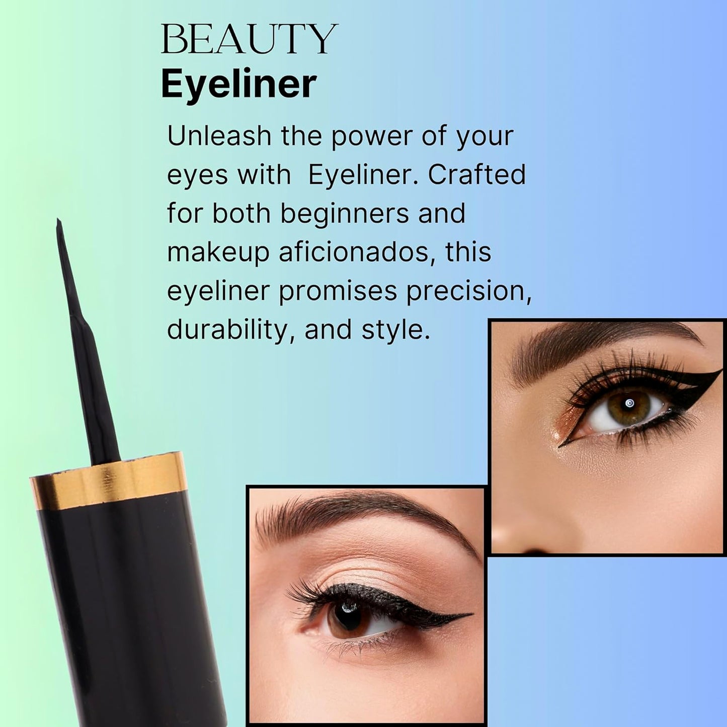 Premium Color Cat Get Feel Waterproof Eyeliner (8 Ml  1 Pc)