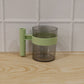 Transparent Plastic Cup With Handle Reusable Water Tea And Coffee Mug (1 Pc)