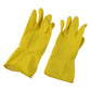 Large Victor Yellow Cleaning Rubber Gloves Reusable Kitchen Dishwash (1 Pair)