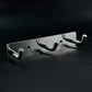 Stainless Steel Wall Mounted Coat 3 Hook Rack (14x3  1 Pc)
