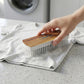 Veepee Cloth Washing And Cleaning Scrub Brush (1 Pc)  Heavy-duty Bristles With Wooden Finish Handle