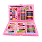 17978art Set Kids Art Supplies Coloring Case Kit Painting  Drawing Sets For Kids Boys Girls Gifts Toys Age 4  Above - Mix Colors Kids Colorful Bag (86 Pcs Set)