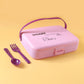 School tiffin box with section