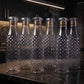 Premium Designer Transparent Water Bottle Set (6 Pc Set 1000 Ml Approx)