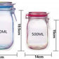 0855 Plastics Transparent Jar Shaped Stand-up Pouch With Zipper