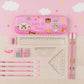 Cartoon Stationery Gift Set For Kids (14 Pc)