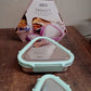 Ganesh Trinity 2-Piece Stainless Steel Triangle Lunch Box Set