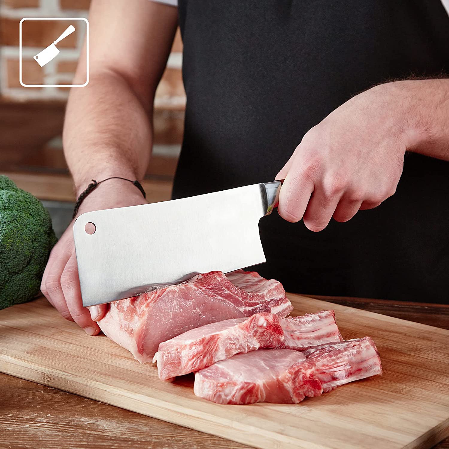 Chopping Board With Knife Set (Pack Of 5)