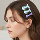 Cute Fishbone  Bone Shape Hair Clip Set (4 Pc)
