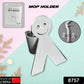 Smile Face Wall Mounted Brush and Broom Holder Seamless Mop Hook Organizer (1Pc)