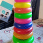 Stacking rings for babies and toddlers with teddy bear design