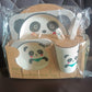 Eco-Friendly Panda-Themed Kids Dinnerware Set (5 Pc)
