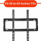 Heavy-Duty TV Wall Bracket for 26–63 Inch LED/LCD TVs (46×20 cm)