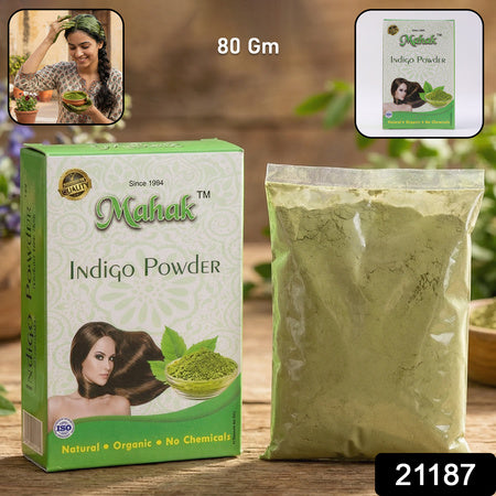 Natural Indigo Powder For Traditional Hair Care  80 Gm