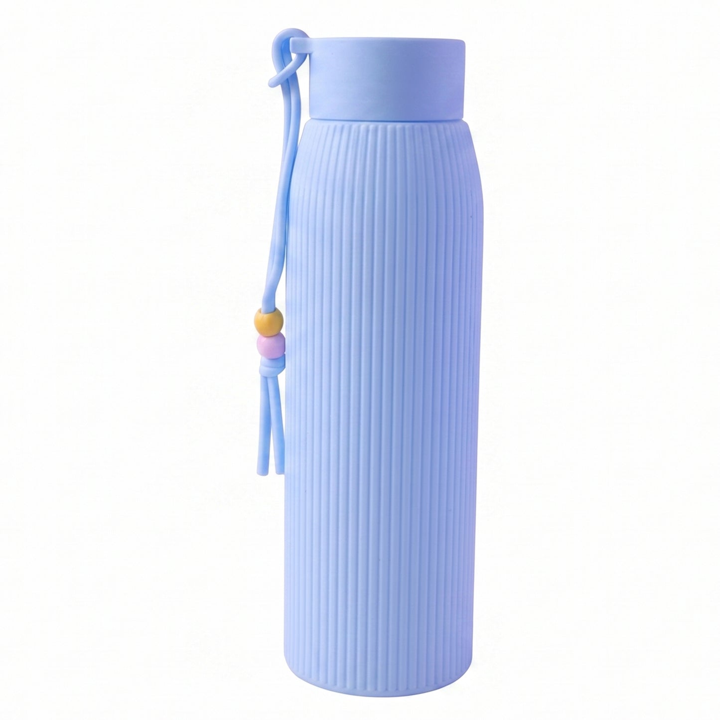 Premium Textured Glass Water Bottle (300 ML Approx)