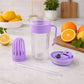 Glass Tumbler With Lid Straw And Handle For Cold Beverages And Juice (1 Pc)