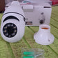 V380 Pro Fisheye 360 Degree Panoramic Wireless WiFi IP CCTV Security (Pack of 1)