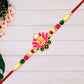 Ganesh Lotus Leaf Designer Motif Rakhi