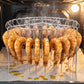 Air Fryer Skewer Stand Stainless Steel Bbq Kebab Rack Holder (1 Set)