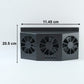 Solar Powered Car Window Ventilation Fan (1 Pc)