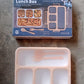 Leak-proof box with multiple compartments