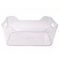 Transparent Plastic Storage Box Organizer With Handle For Fridge Pantry (1 Pc)