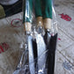 Gardening Tools Hand Cultivator Trowel Heavy Duty Wooden Handle 3 Pc