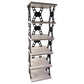 heavy duty foldable 6 shelf rack
