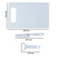 3 In 1 Kitchen Knife  Chopping Board Set (1 Set)