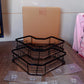 Iron Coating Self-Adhesive Corner Shelf Organizer (2 Pc)