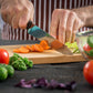2193 Natural Wood Chopping Cutting Board For Kitchen Vegetables Fruits  Cheese Bpa Free.