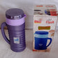 Durable steel thermos flask