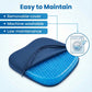  Cushion Seat Flex Pillow, Orthopedic Seat Cushion Pad (Egg - alternative angle